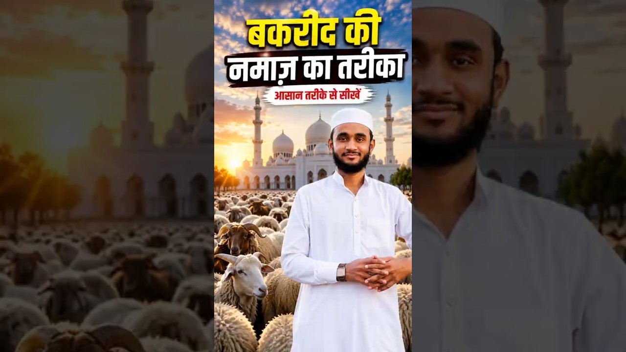 Bakrid Ki Namaz Ka Tarika | बकरीद की नमाज़ का सही तरीका 2026 #BakridKiNamaz#bakraeid #eidnamaz #vlog