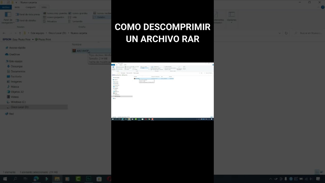 C&oacute;mo Descomprimir un Archivo RAR (F&aacute;cil y R&aacute;pido)