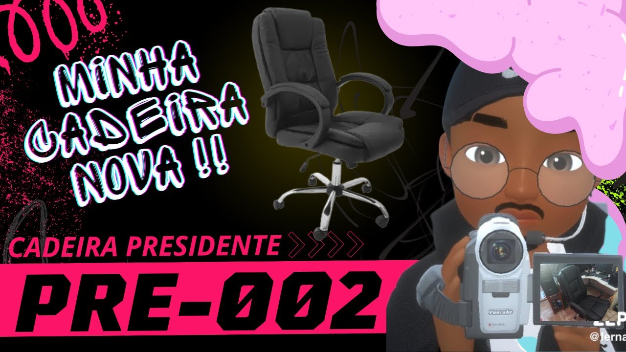MELHOR CADEIRA PRESIDENTE CUSTO BENEFÍCIO ! PRE-002