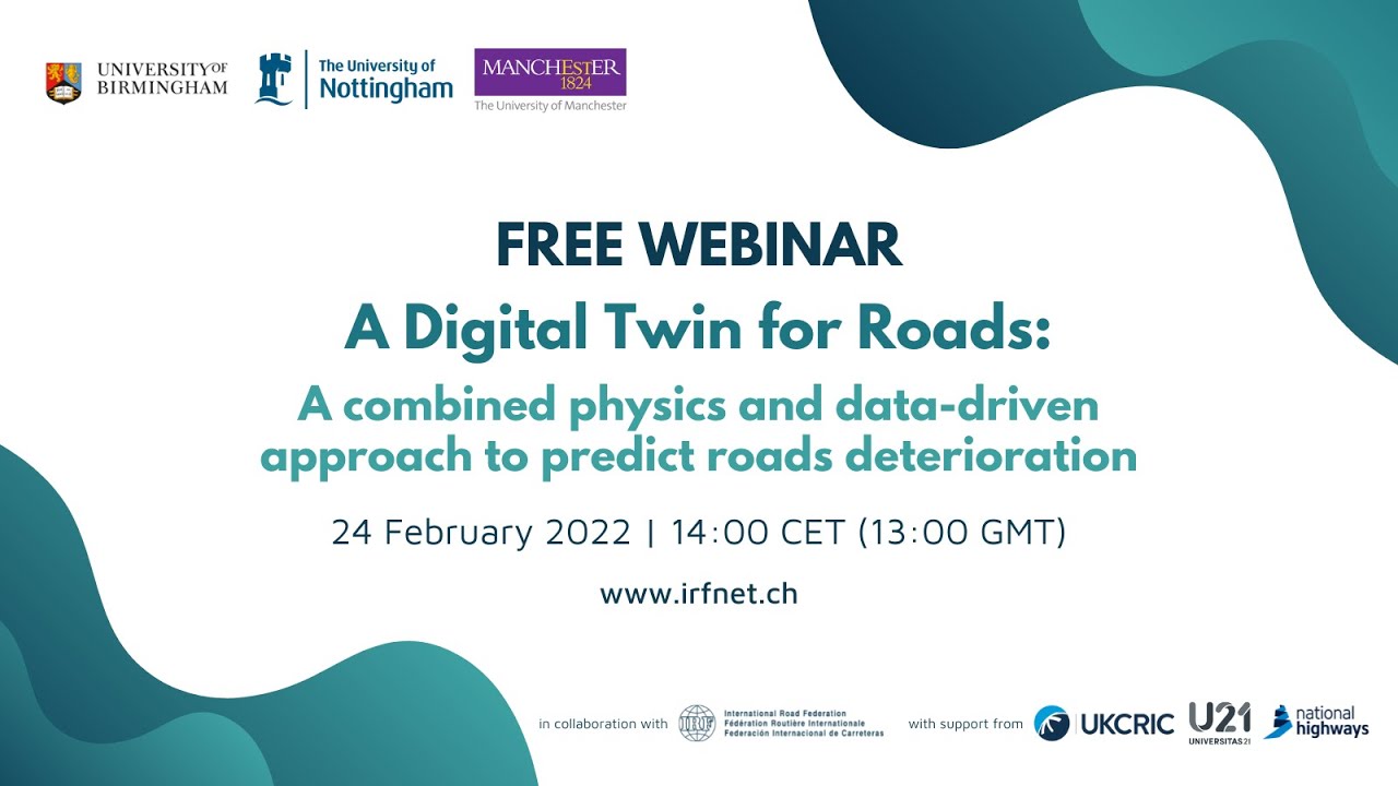 Digital Twin for Roads Webinar 24 Feb 2022