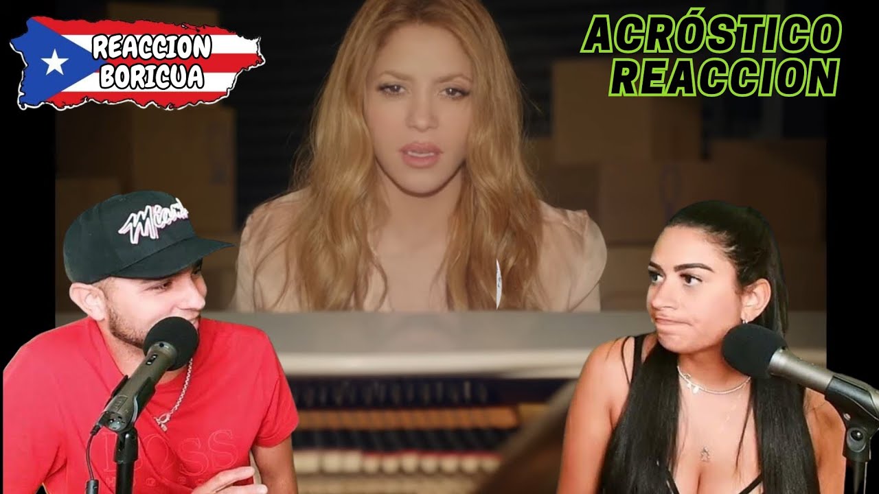 Shakira - Acróstico (Official Video Reacción)