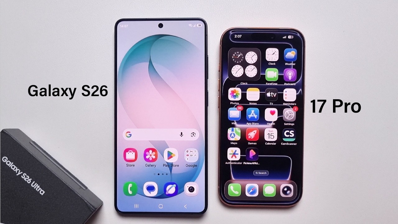 Samsung Galaxy S26 VS iPhone 17 PRO - SPEED TEST!