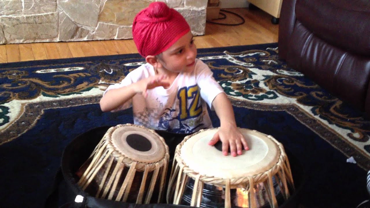 Ekampreet Singh Playing Tabla With Waheguru Simran
