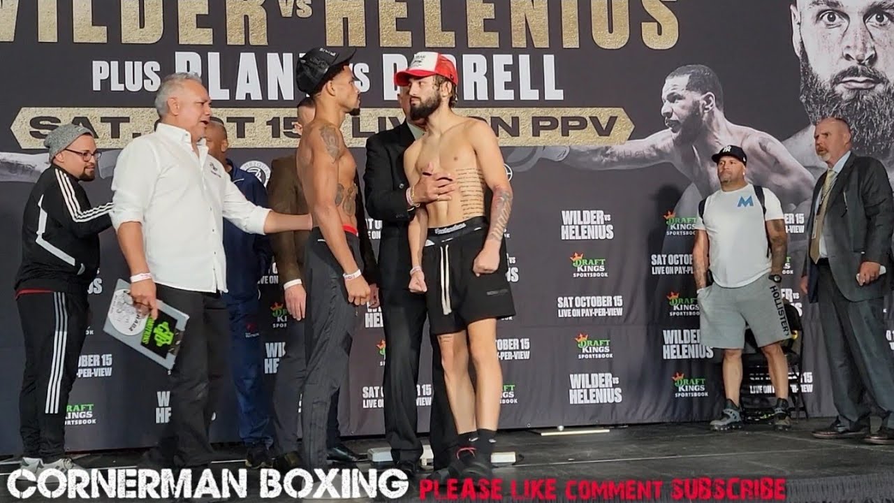 MICHAEL ANGELETTI VS JEREMY ADORNO WEIGH IN/FACE OFF AHEAD OF UNDEFEATED SUPER BANTAMWEIGHT BOUT