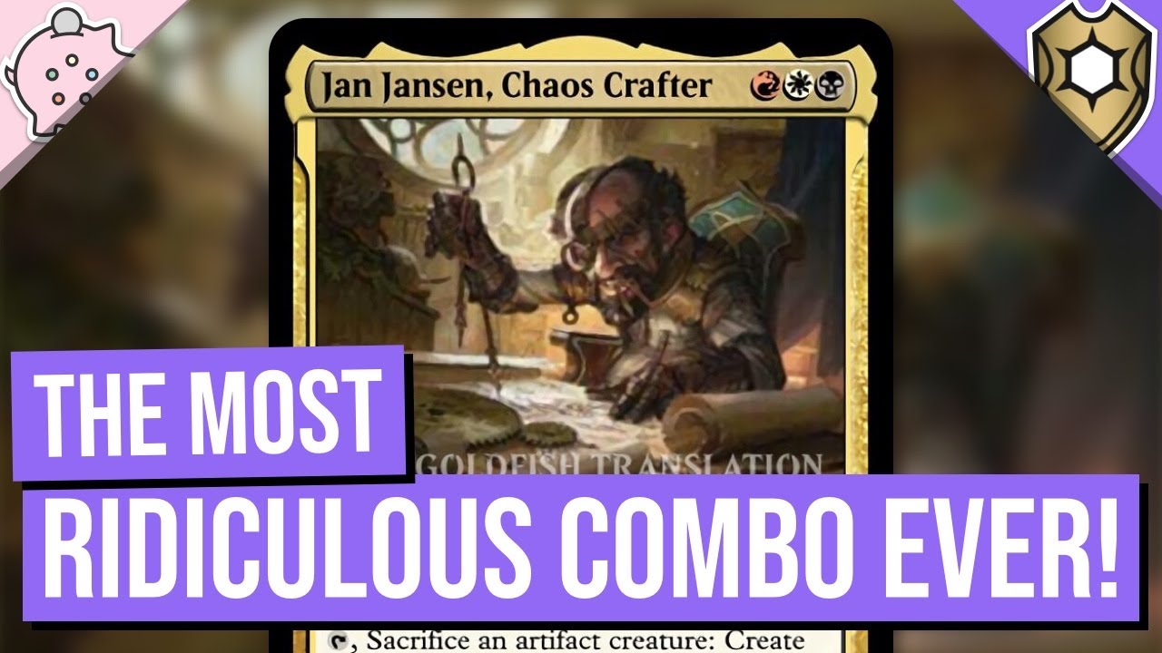 Craziest Combo Ever?!? | Jan Jansen, Chaos Crafter | Commander Legends Baldur's Gate Spoiler | MTG