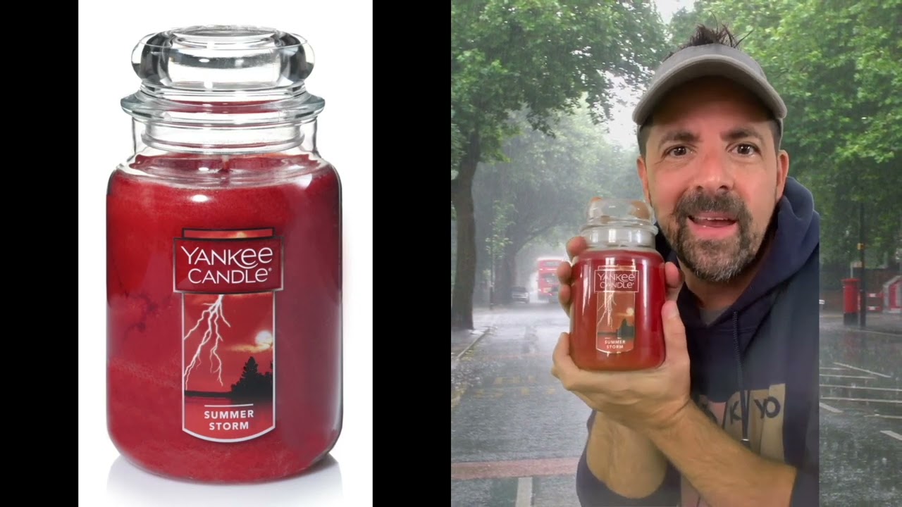 Yankee Candle:  Summer Storm Review:  Tom's candle reviews