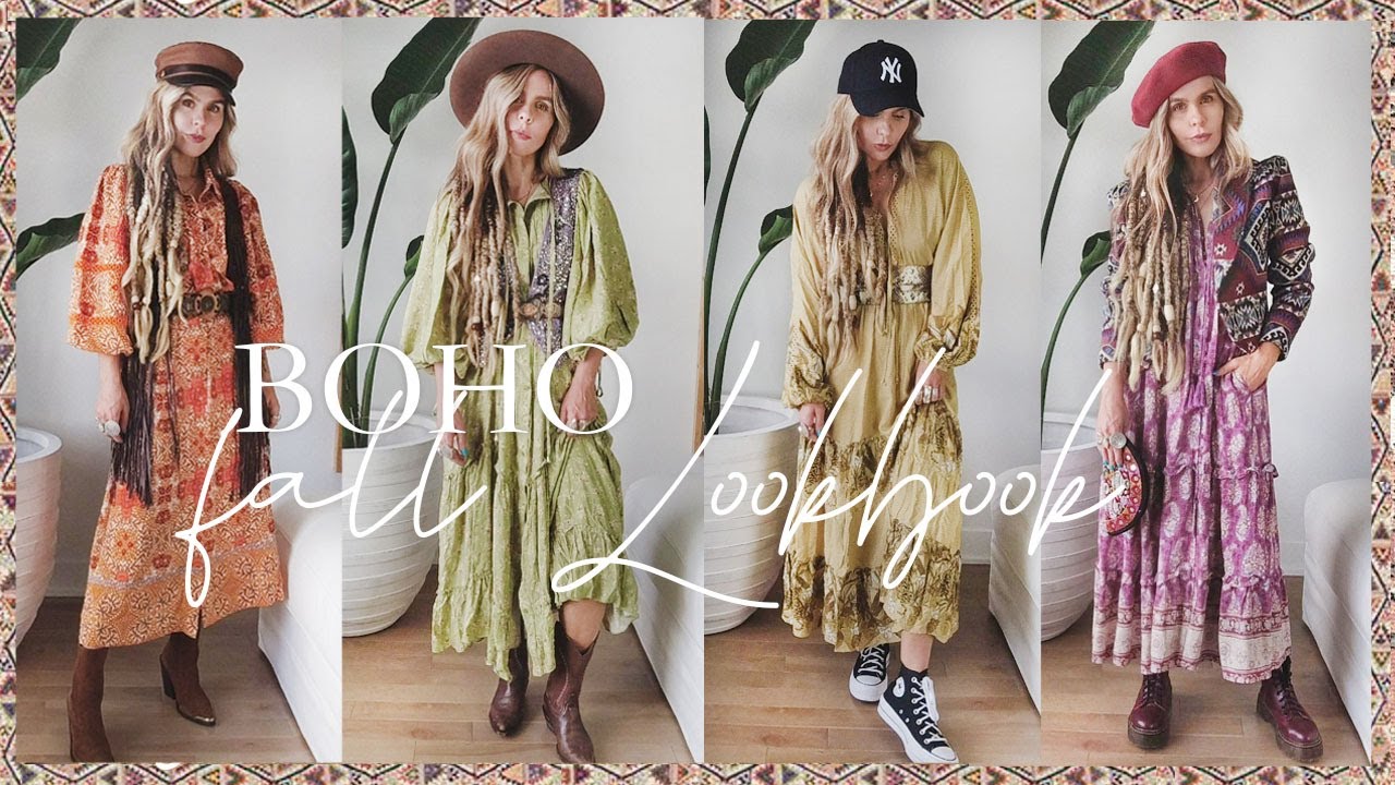 GIVEAWAY 150$ | 6 BOHO FALL OUTFITS / LOOKBOOK