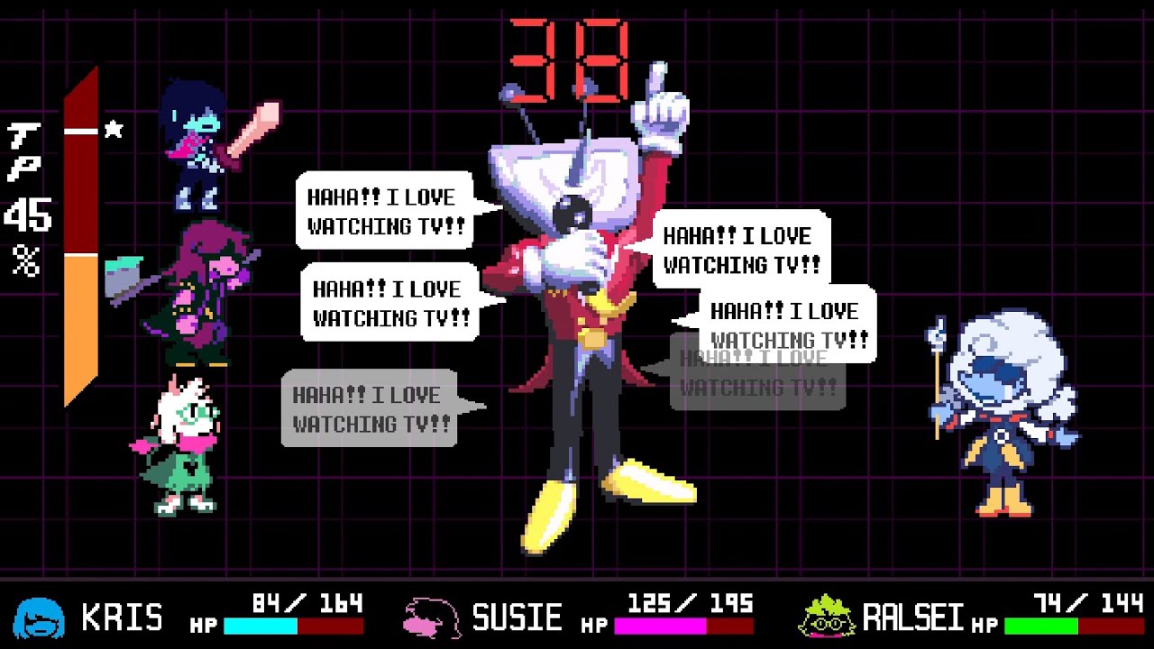 DELTARUNE Chapter 3: Killing Lanino and Elnina Bossfight