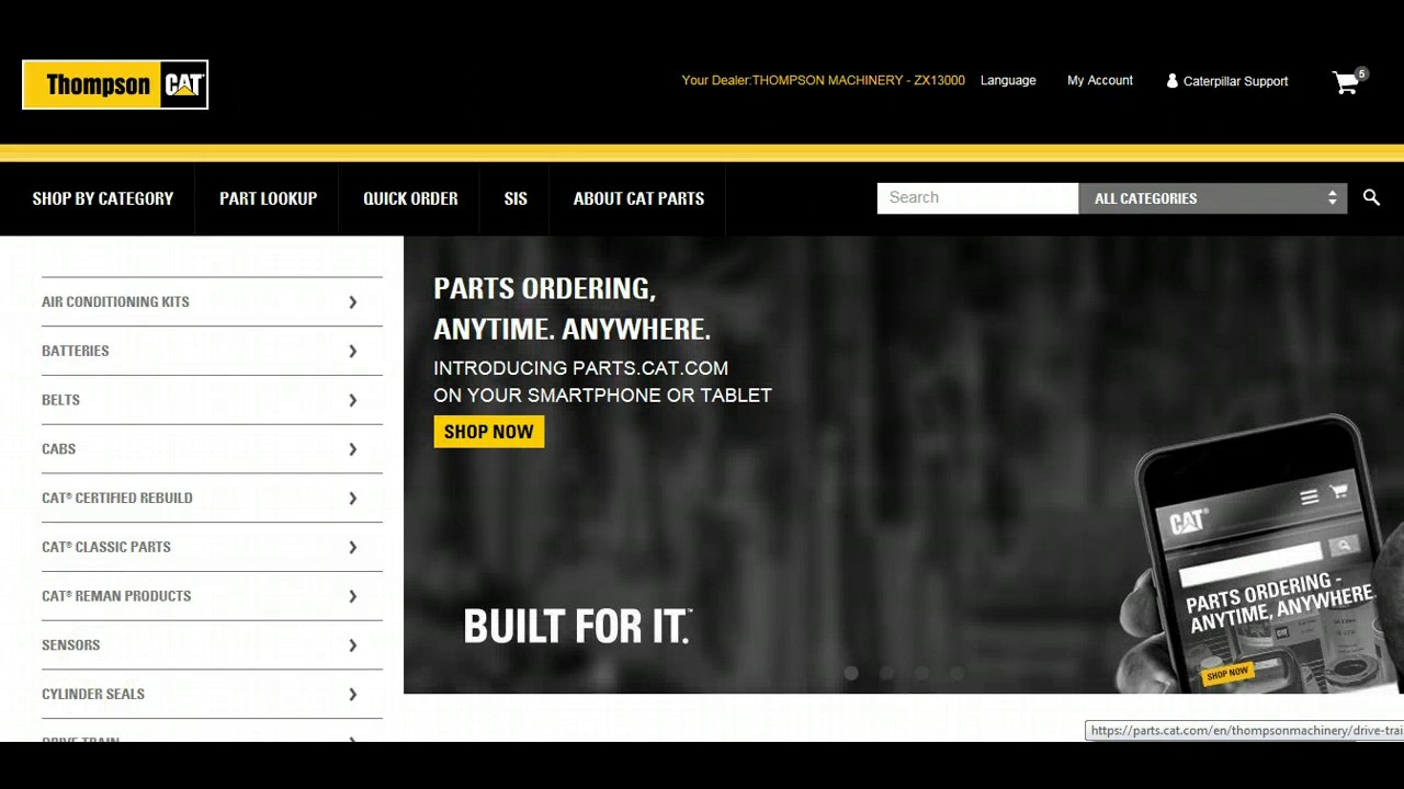 How to find your parts in SIS on Parts.Cat.Com