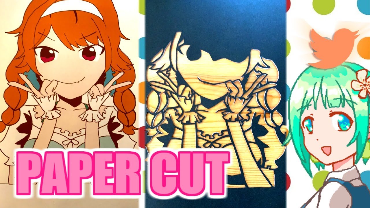 Making VTuber paper cutting!