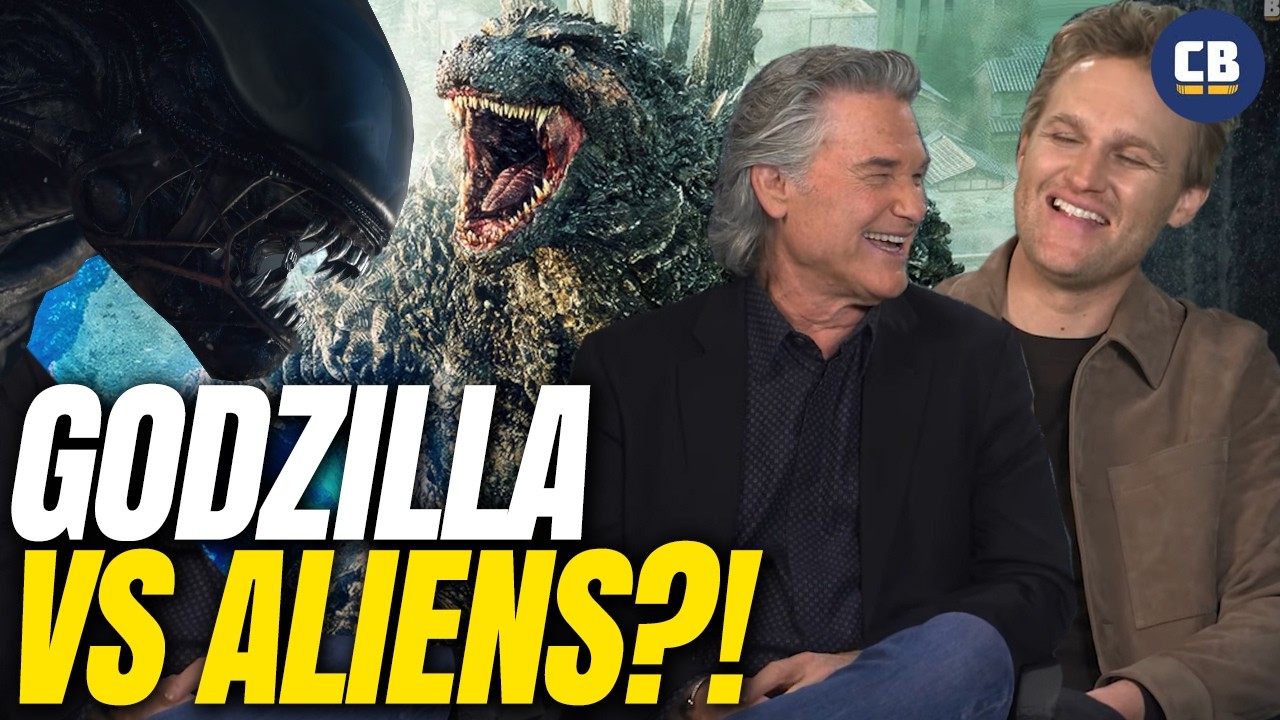 Godzilla Vs Alien? Kurt Russell, Wyatt Russell, and The Monarch Season 2 Cast Talk Dream Match Ups!