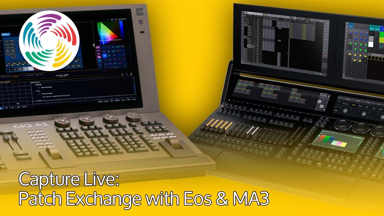 Capture Live: обмен патчами с Eos и MA3