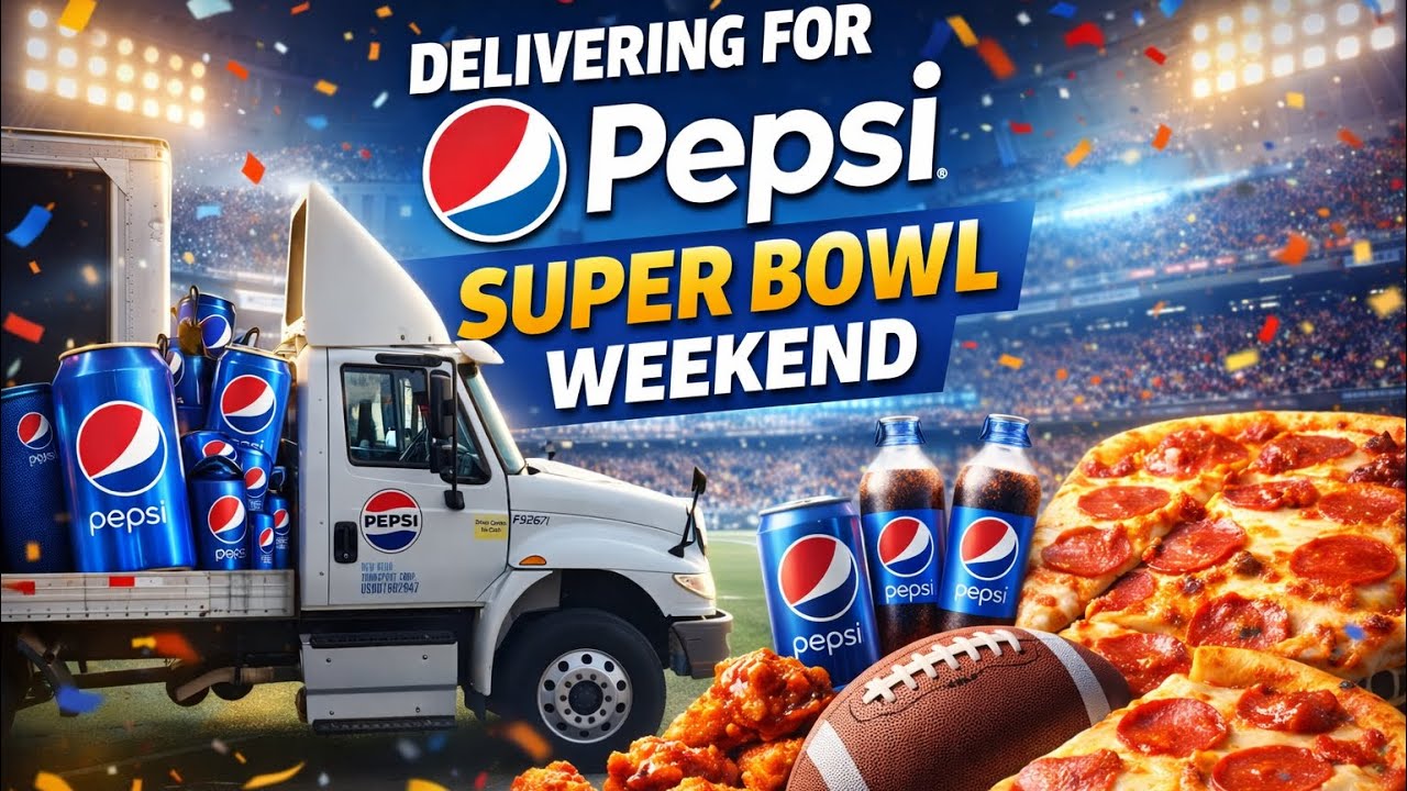 Delivering PEPSI During Super Bowl Weekend!!! (LOCAL LIFE)