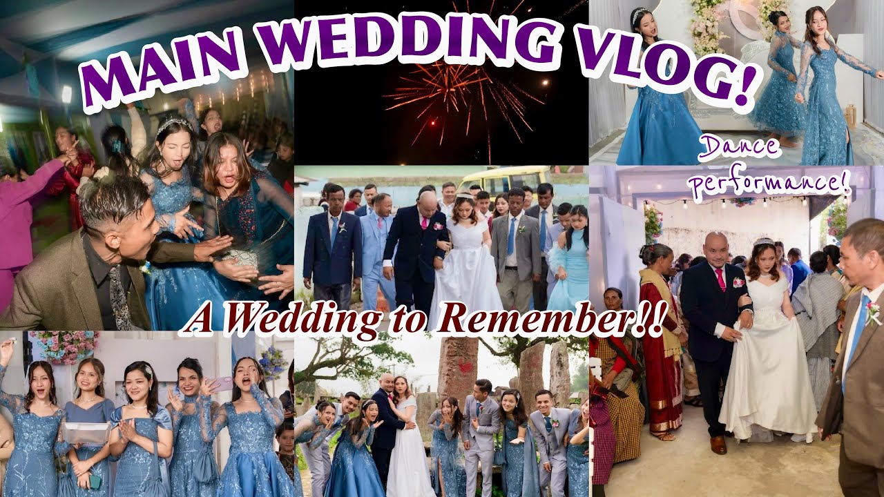 MAIN WEDDING VLOG❤️BIA CHNONG| Wedding dance performance |Too much fun| M vlogs