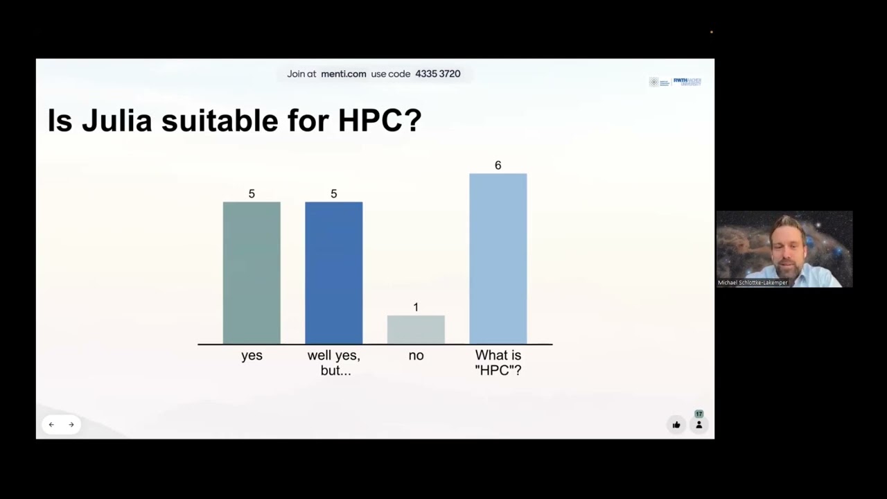 Julia for Scientific HPC: Opportunities and Challenges | M. Schlottke-Lakemper | FerriteCon 2023