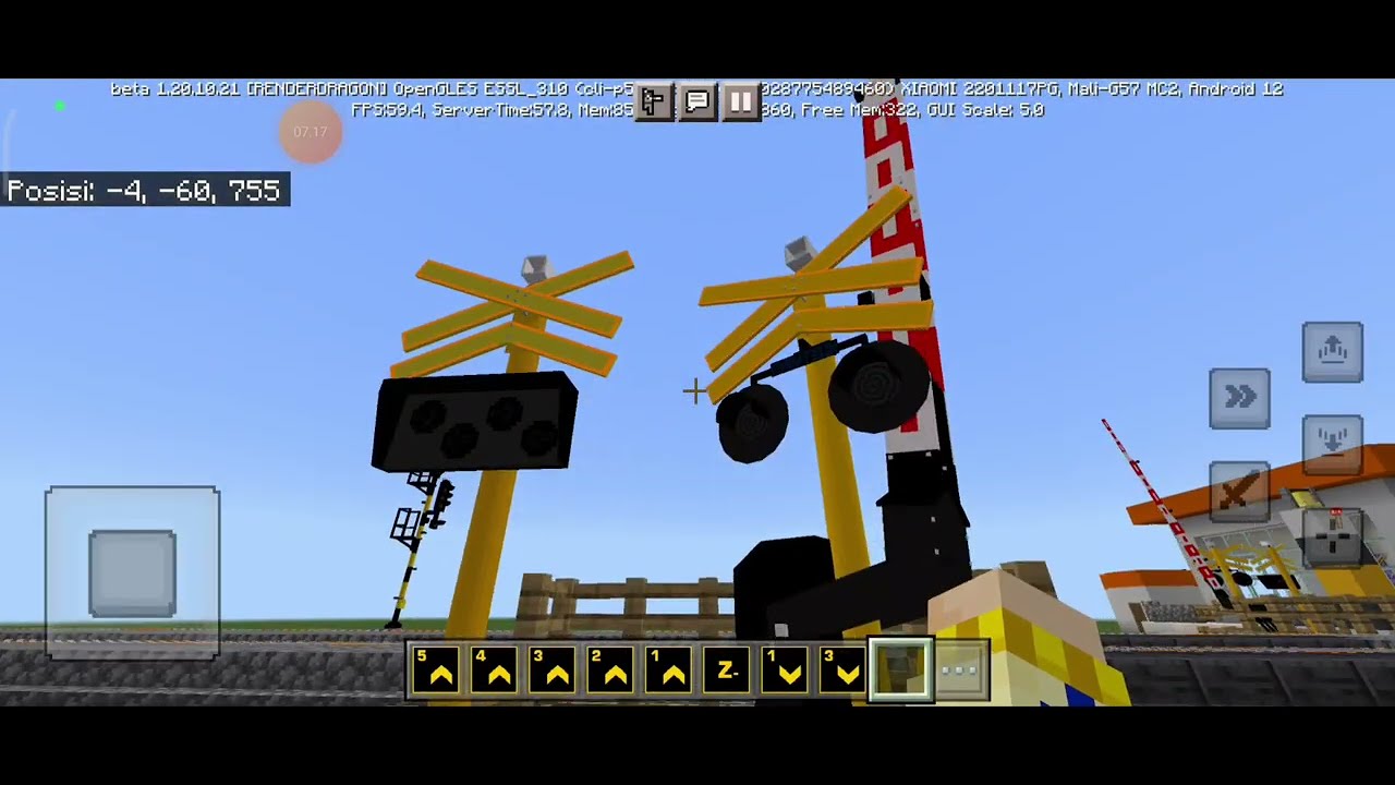Share Map stasiun kodonko V1 by DMF #keretaapiindonesia#viral#addonminecraft