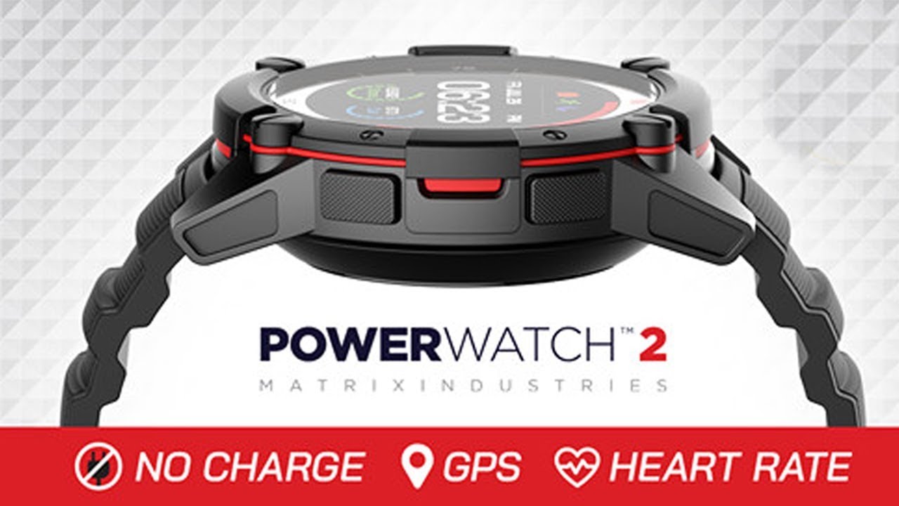Smartwatch Powered by You, MATRIX PowerWatch 2 |The world's powerful smartwatch never have to charge
