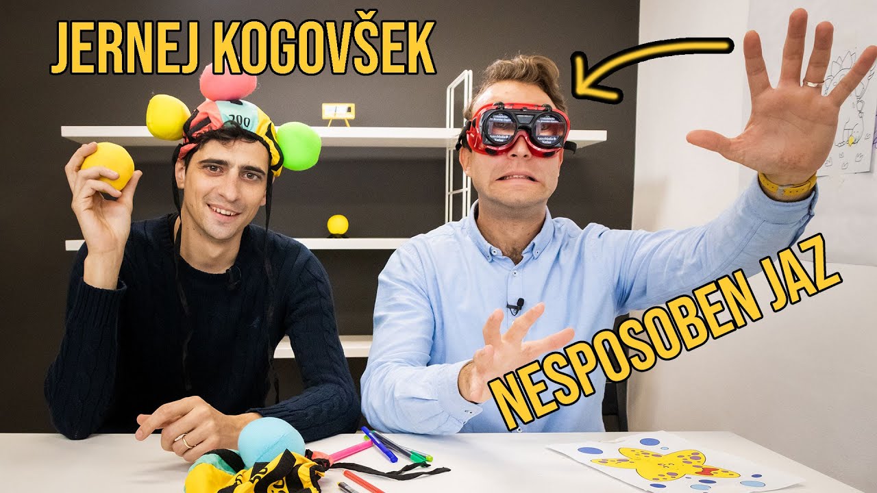 Ta očala te v hipu naredijo nesposobnega! / Jernej Kogovšek in narobe-očala