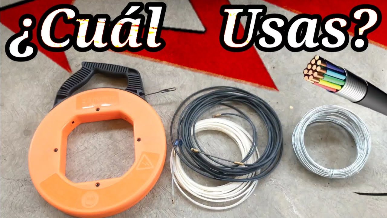 ⚠️QUE GU&Iacute;A JALACABLES USAS PARA CABLIAR EN UNA INSTALACI&Oacute;N ELECTRICA⚠️