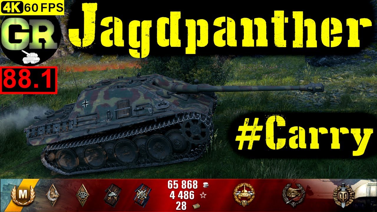 88_World of Tanks Jagdpanther WoT Replay - 7 Kills 4.9K DMG(Patch 1.5.0)
