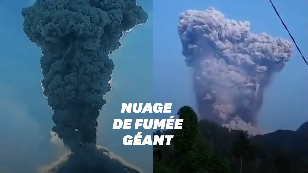 Le volcan indon&eacute;sien Merapi, en &eacute;ruption, projette un nuage de cendres g&eacute;ant
