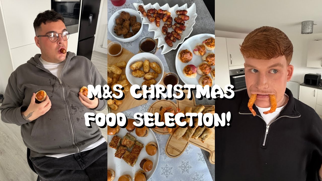 Покупка всего рождественского ассортимента продуктов M&S