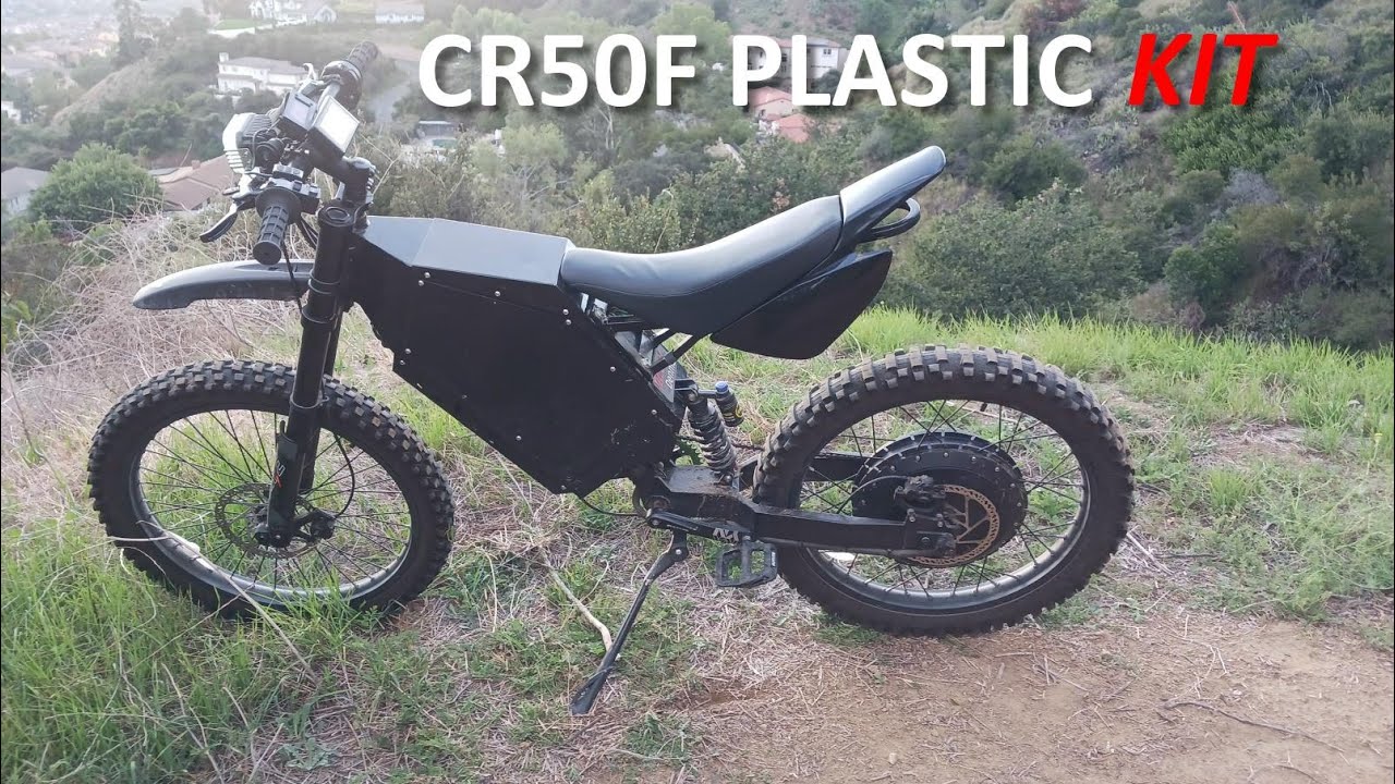 Unboxing CRF50 Plastics for use on my 12KW Stealth Bomber ebike.