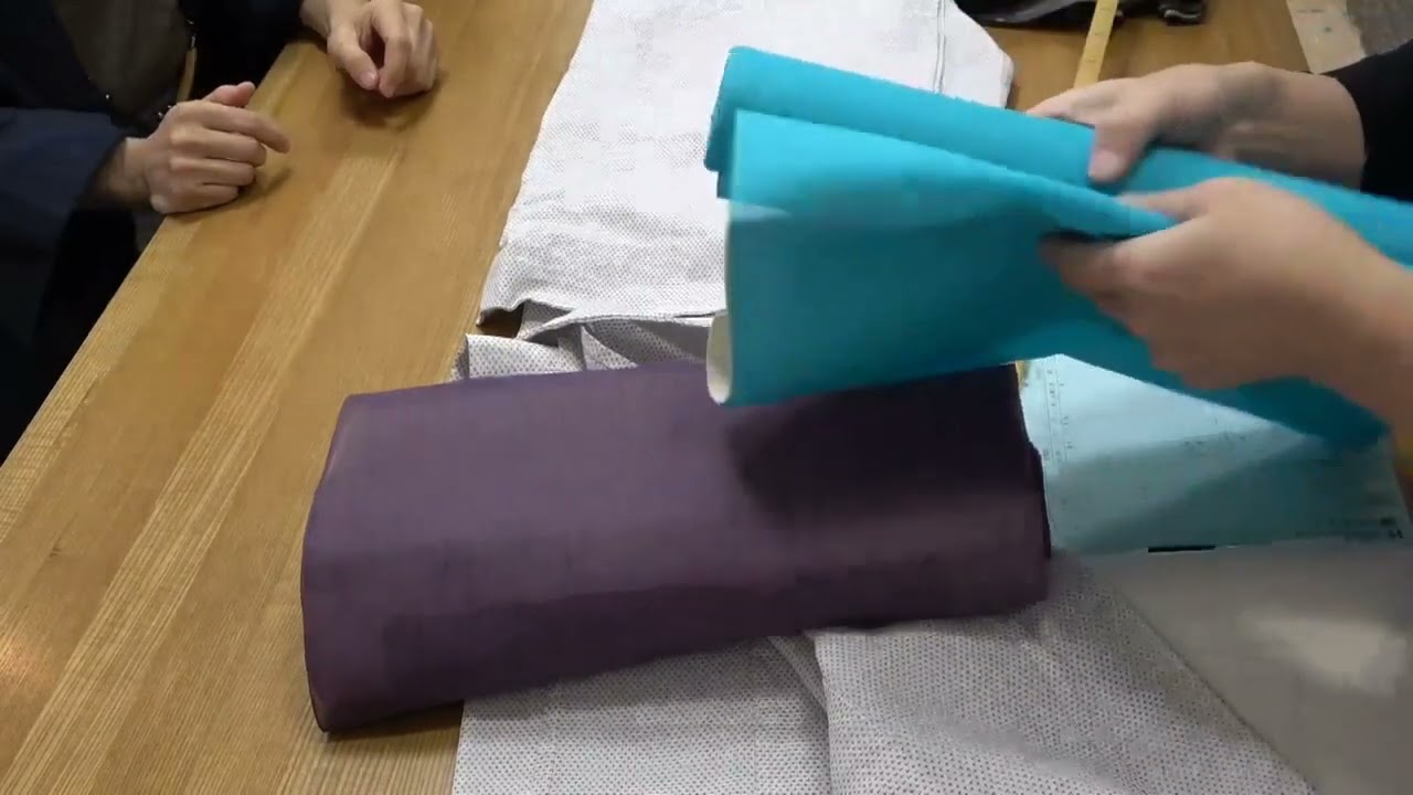 本日の藤工房 お仕立てのご相談と、八掛選びとオリジナル刺繍紋のご相談