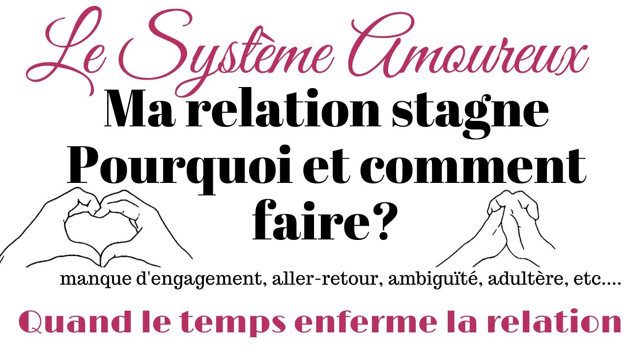 Triangulaire, fuite , non engagement : Ma relation stagne et n'avance pas. Pourquoi?