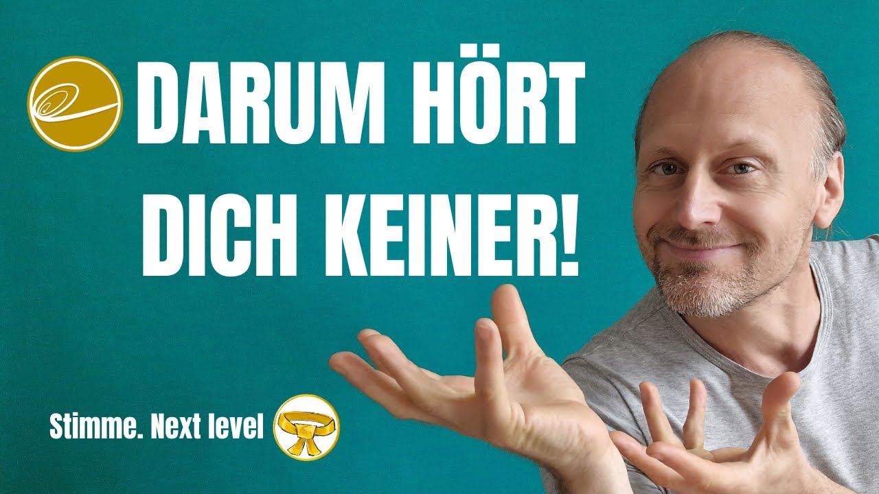 So trägt deine Stimme weit in den Raum | Für Redner, Sprecher & Lehrer