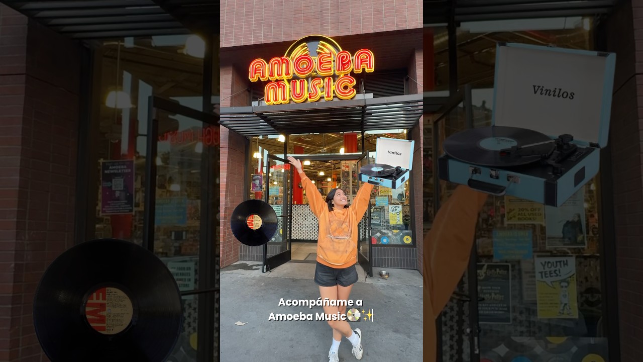 Amoeba Music, Hollywood💿✨ #amoebamusic #vinilos #tiendadevinilos #hollywood #losangeles #musica