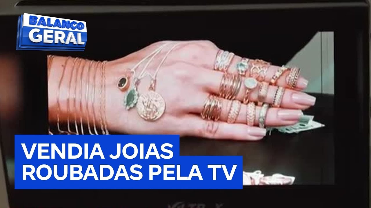 Apresentador de TV &eacute; procurado por venda de joias roubadas em programa ao vivo