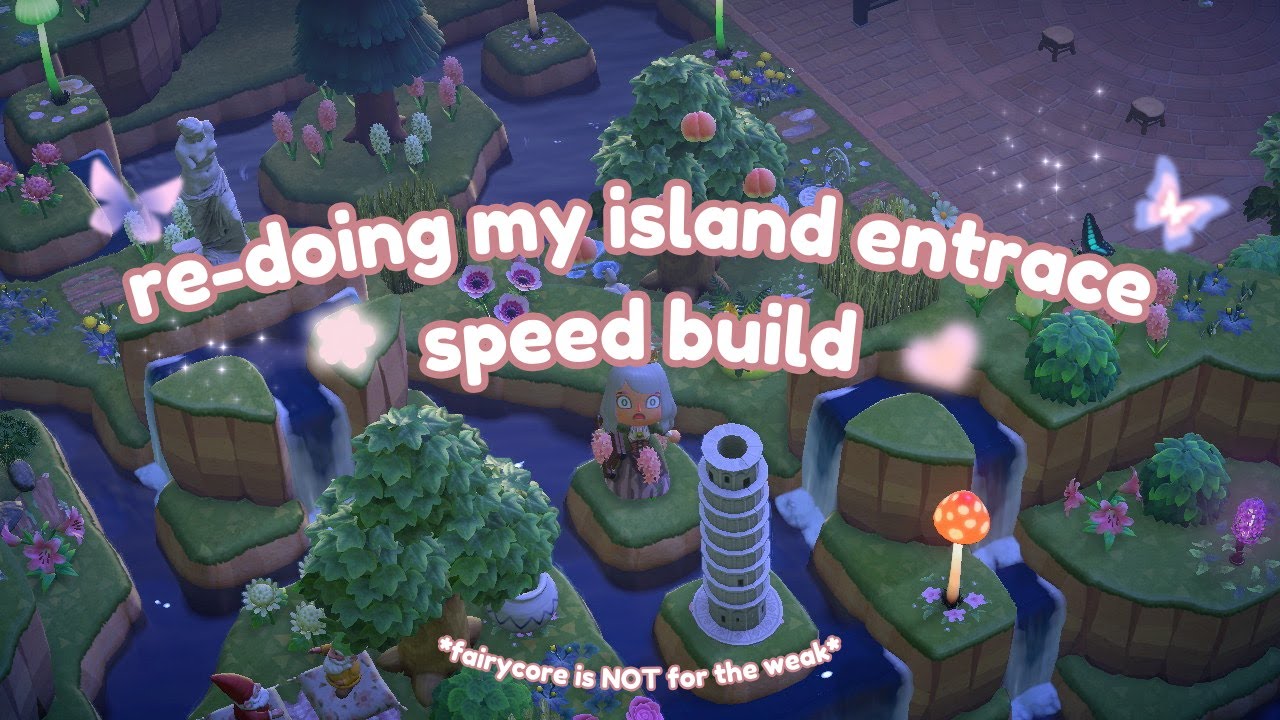 TAKE TWO ON MY FAIRYCORE ENTRANCE (i'm scared)🫧⋆˚ 𖤓☽˚🧚🏻‍♀️⋆˚♡🦢₊𐦍 // AC: New Horizons