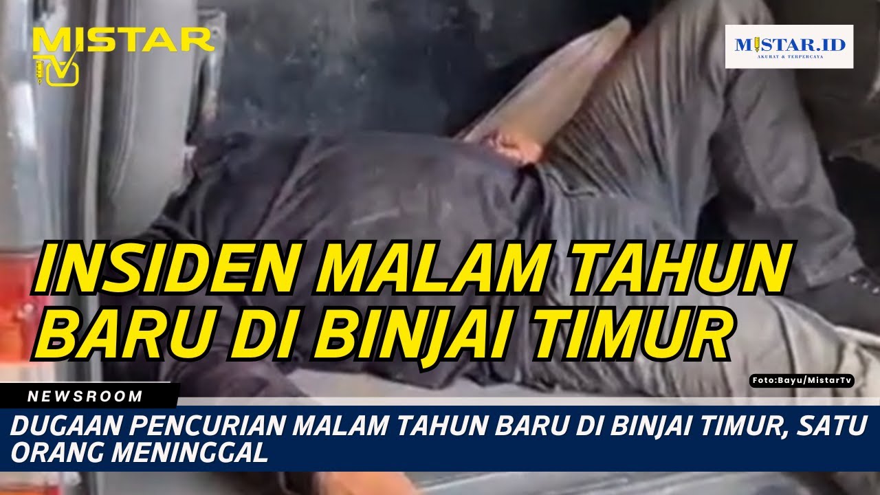 Dugaan Pencurian Malam Tahun Baru di Binjai Timur, Satu Orang Meninggal