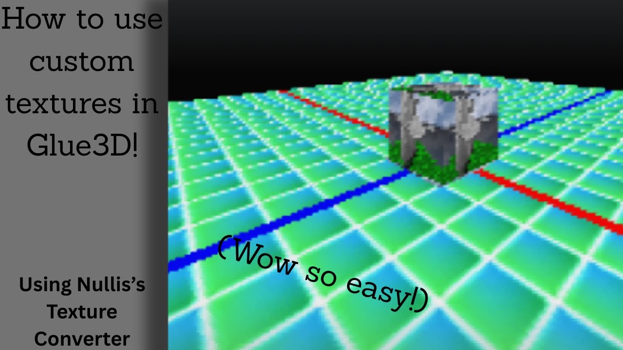 How to import custom textures into G3D!