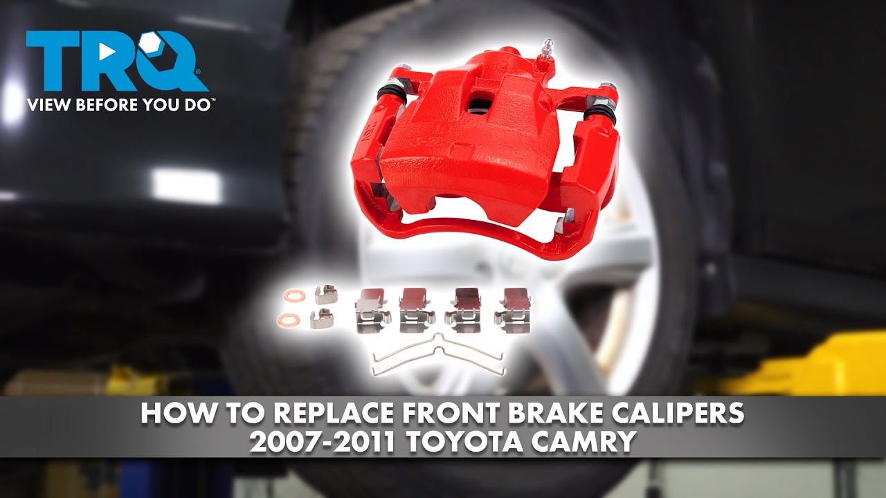 How to Replace Front Brake Calipers 2007-2011 Toyota Camry