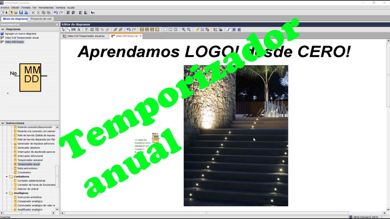 Aprendamos LOGO! desde CERO!_018 Temporizador anual