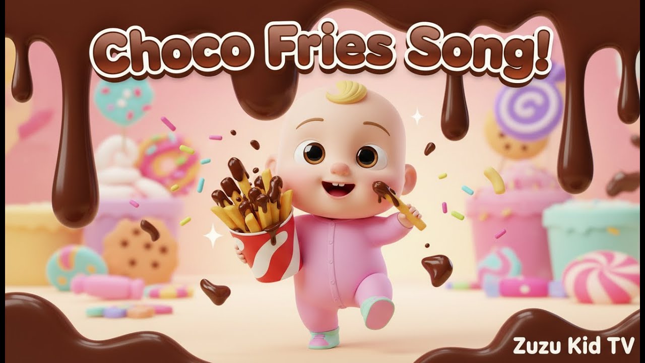 Choco Fries Song – Nursery Rhyme, Food Fun, and Toddler Learning with Zuzu