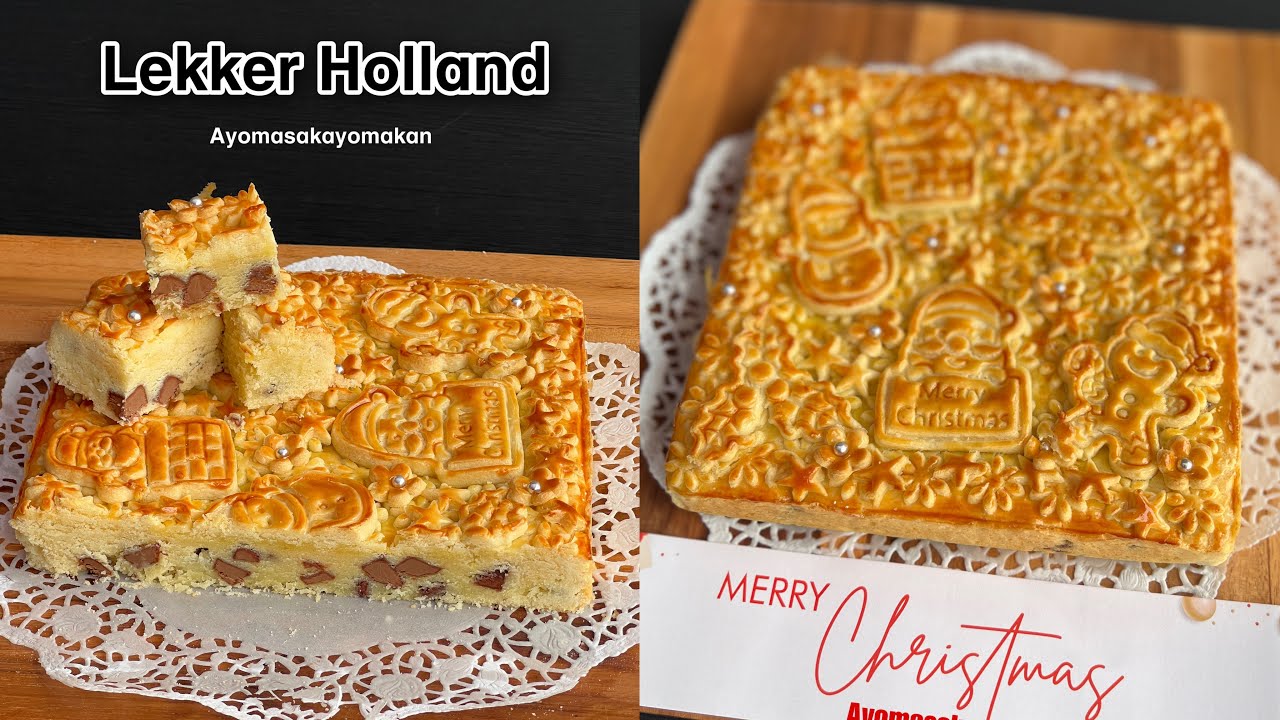 Lekker Holland edisi Natal dengan isian coklat