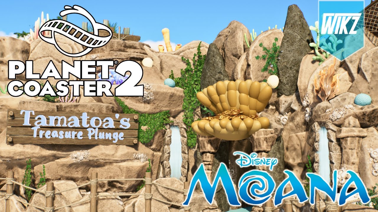 Проектируем идеальную очередь в стиле Disney | Planet Coaster 2 | Аквапарк «Моана»
