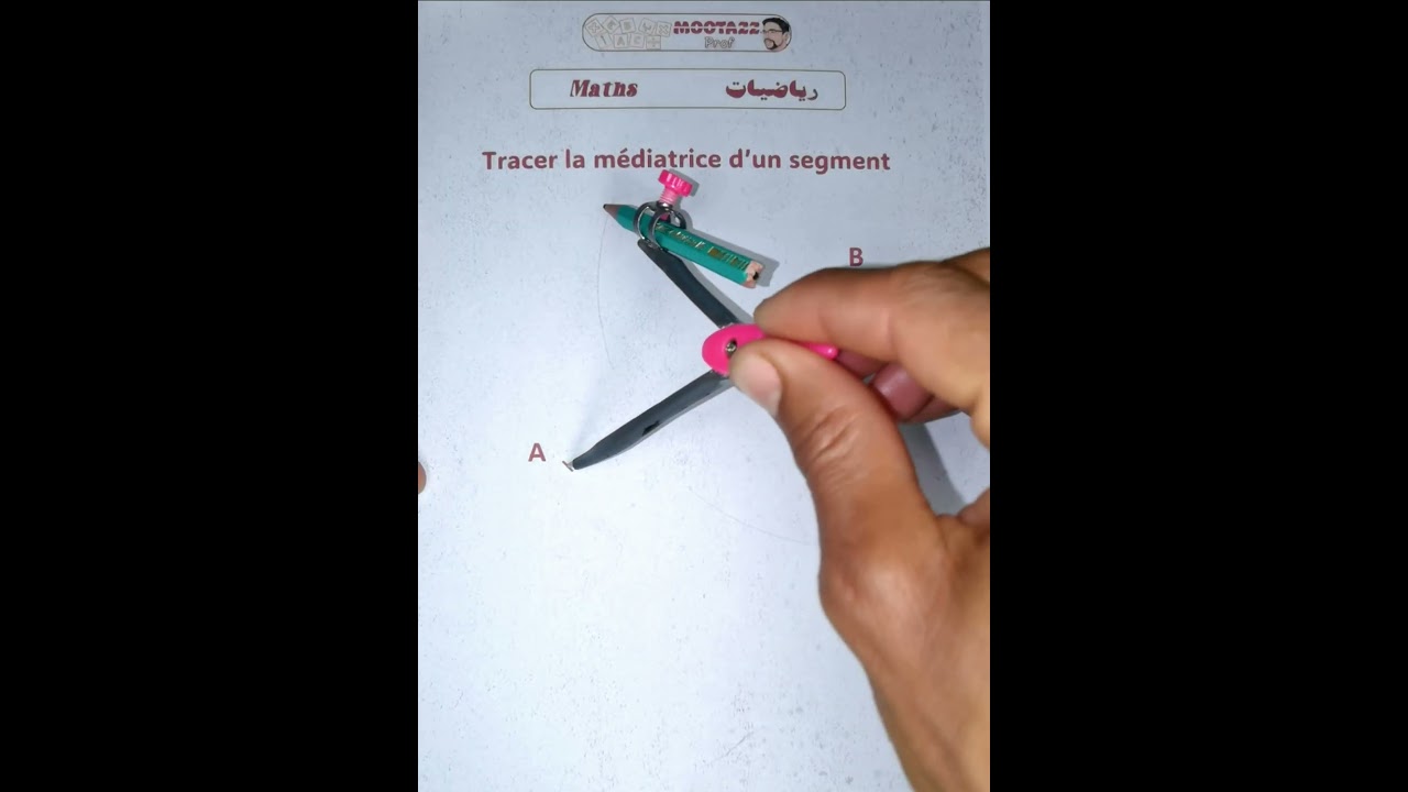 comment tracer la m&eacute;diatrice d'un segment?