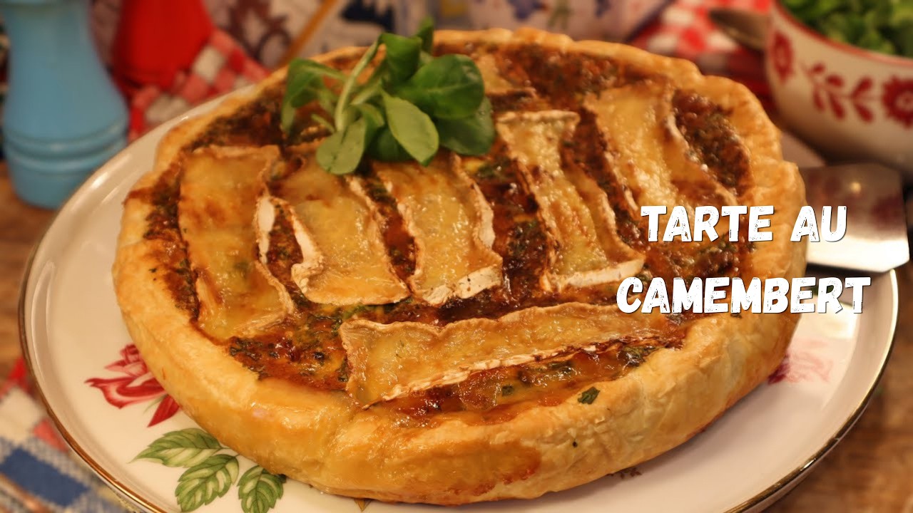 Ma TARTE AU CAMEMBERT - Elle a du caractère !, c'est du tonnerre... sur Gourmandises TV