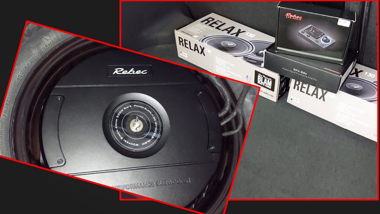 Astra de Amp/Process e Sub de Step Rebec Audio, Falantes Blam Audio by Razor