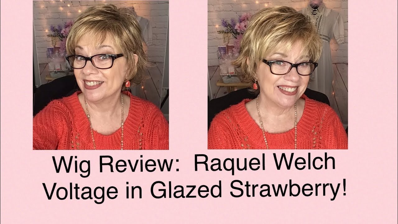 Wig Review!  Raquel Welch Voltage in Glazed Strawberry!