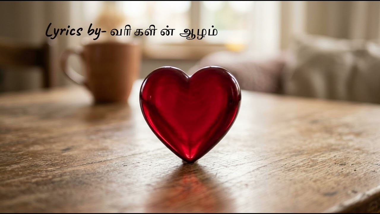 கண்ணுக்குள்ள கண்மணியாய் 💖 | Beautiful Tamil Love Song 2026own creation வரிகளின் ஆழம்