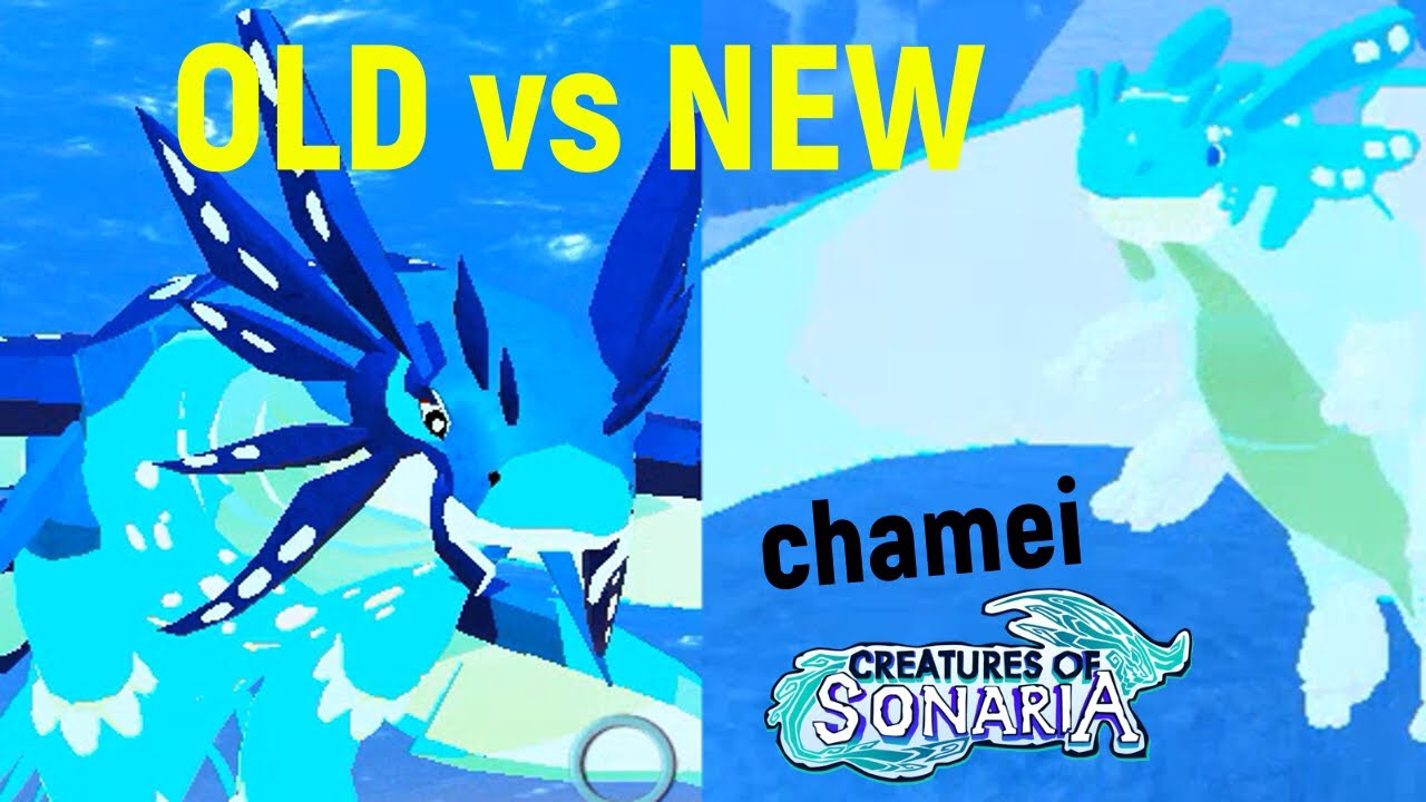 Chamei Redesign! Old Model VS New! Creatures Of Sonaria