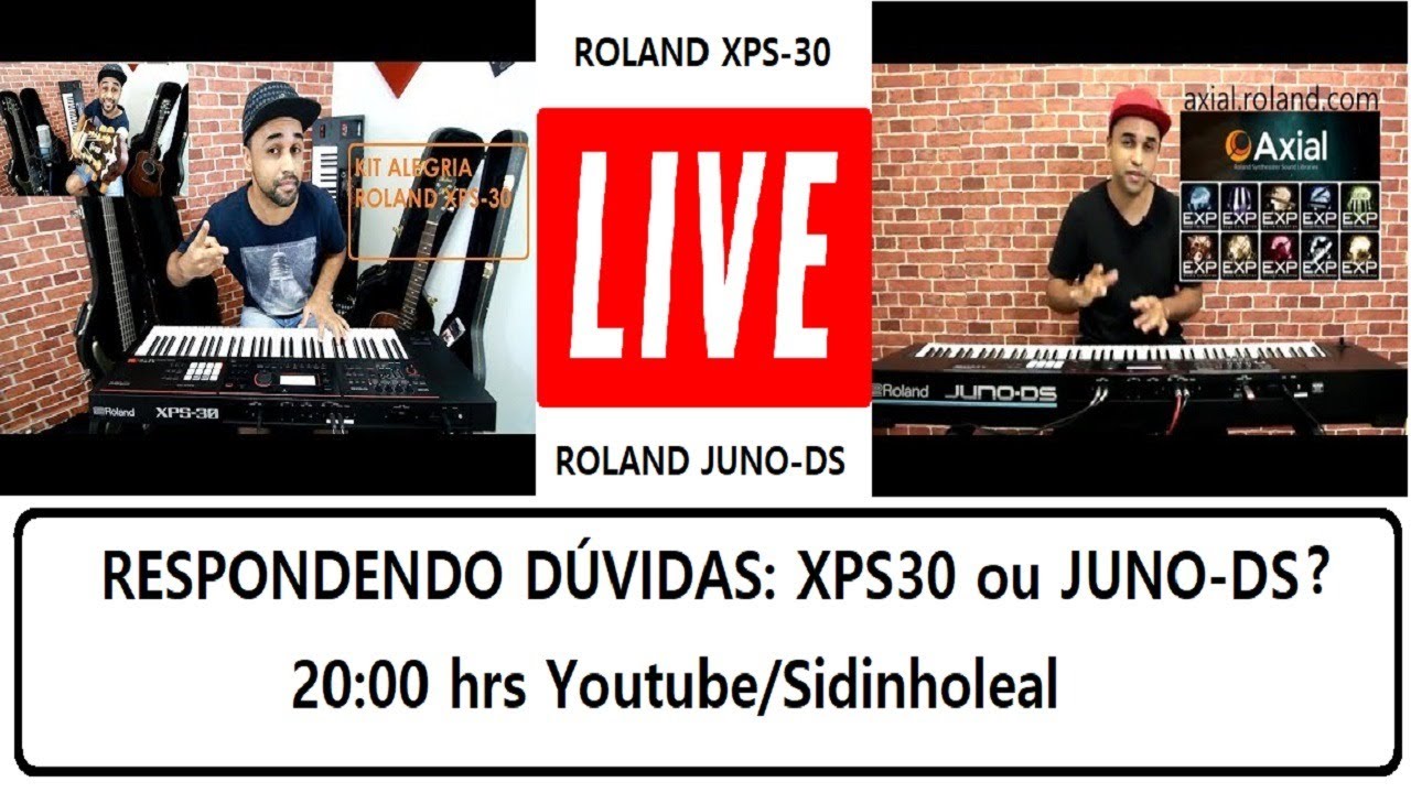 LIVE #11: Respondendo dúvidas: ROLAND XPS-30 / JUNO-DS