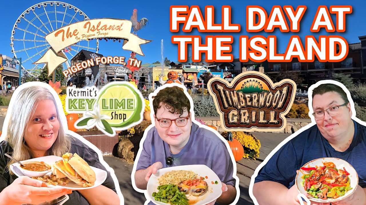 Обзор еды из Timberwood Grill! Весёлый осенний день в The Island в Пиджен-Фордж, Теннесси! Лаймов...