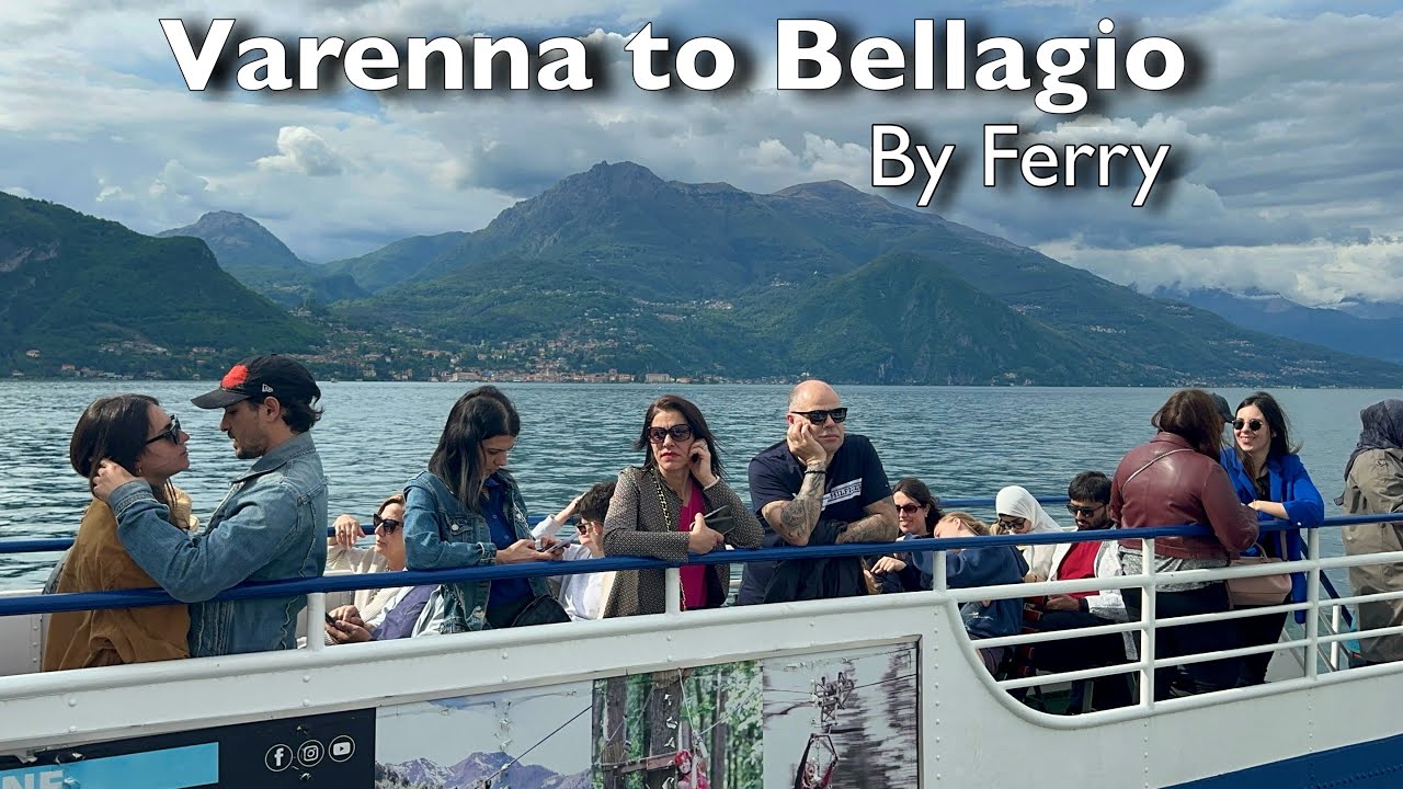 How To Travel From Varenna to Bellagio By Ferry | The Best Way to  Experience Lake Como | 4 EURO🇮🇹