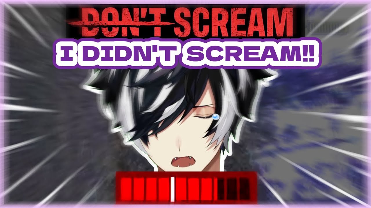 Shien who's good at horror, can't play DON'T SCREAM because he's loud (HOLOSTARS eng sub clip)